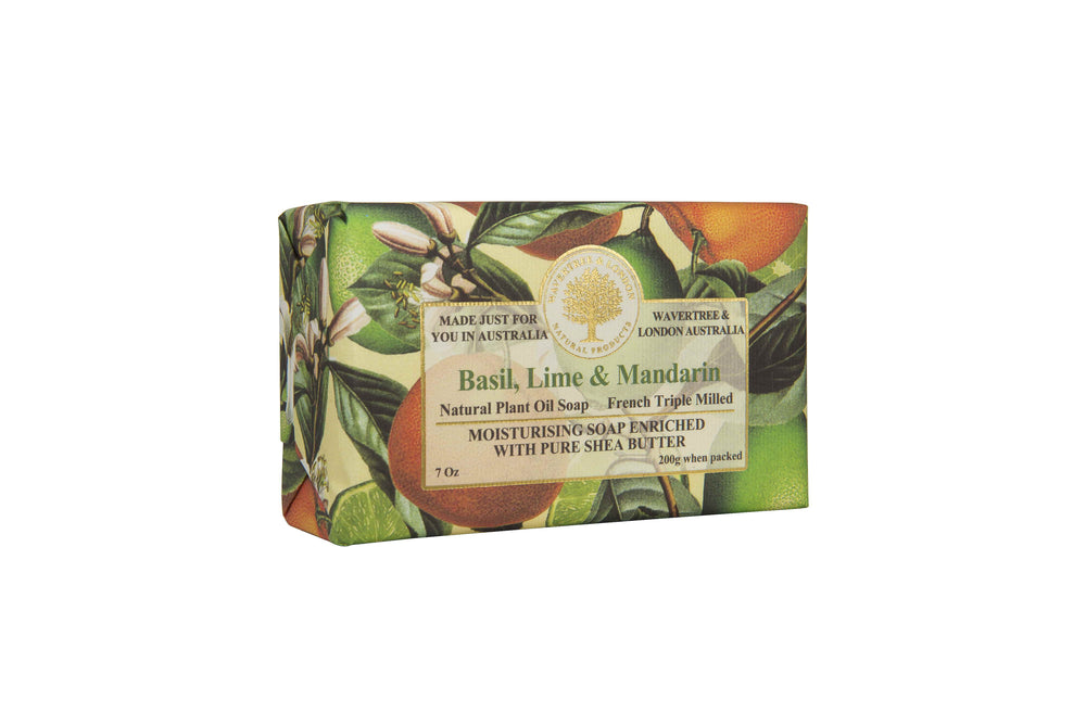 Basil, Lime & Mandarin Soap