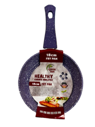 18cm Granite Non Stick Frypan Purple
and white granite look with soft touch handle