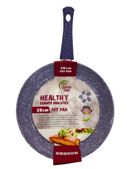28cm Granite Non-Stick Frypan with white speckle look