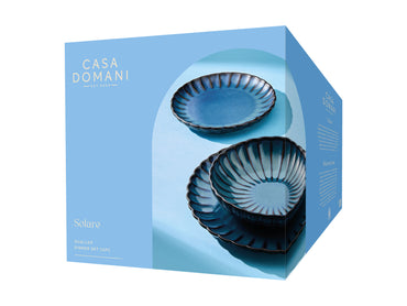 Casa Domani Solare 12 Piece Dinner Set Azure
