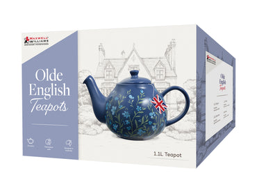 Maxwell_Williams_Blue_Floral 1.1L Teapot Gift Boxed
