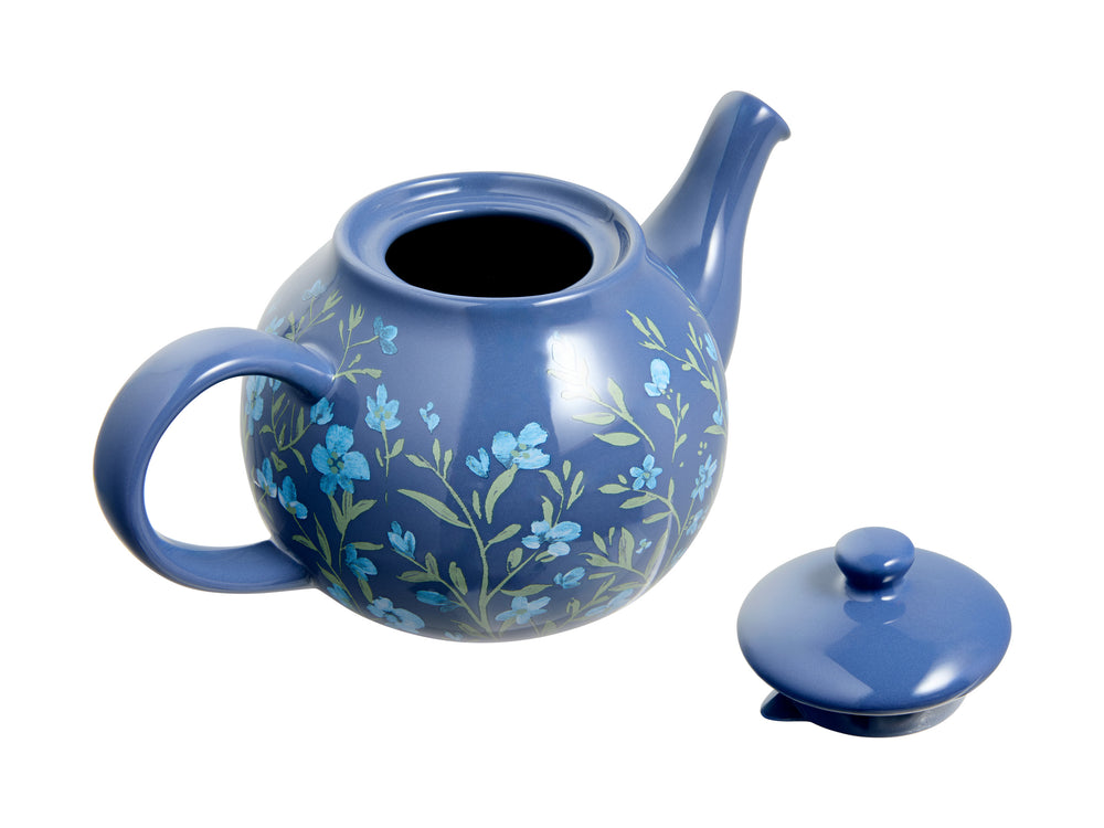 Maxwell_Williams_Blue_Floral 1.1L Teapot Lid Off