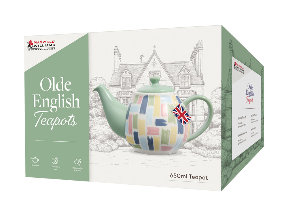 Maxwell Williams Brush Strokes 650ml Teapot Gift Box 