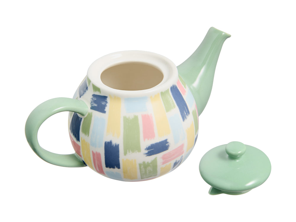 Maxwell Williams Brush Strokes 650ml Teapot Lid Off