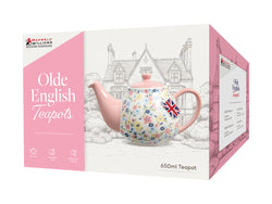 Maxwell Williams Pink Floral 650ml Teapot Gift Box
