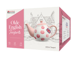 Maxwell Williams Pink Spots 650ml Teapot Gift Box