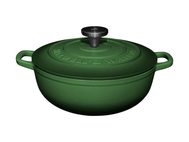 Maxwell and William Cast Iron 24cm 3.3L Casserole English Racing Green