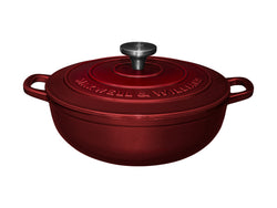 Maxwell and Williams Cast Iron 26cm 4L Casserole Merlot