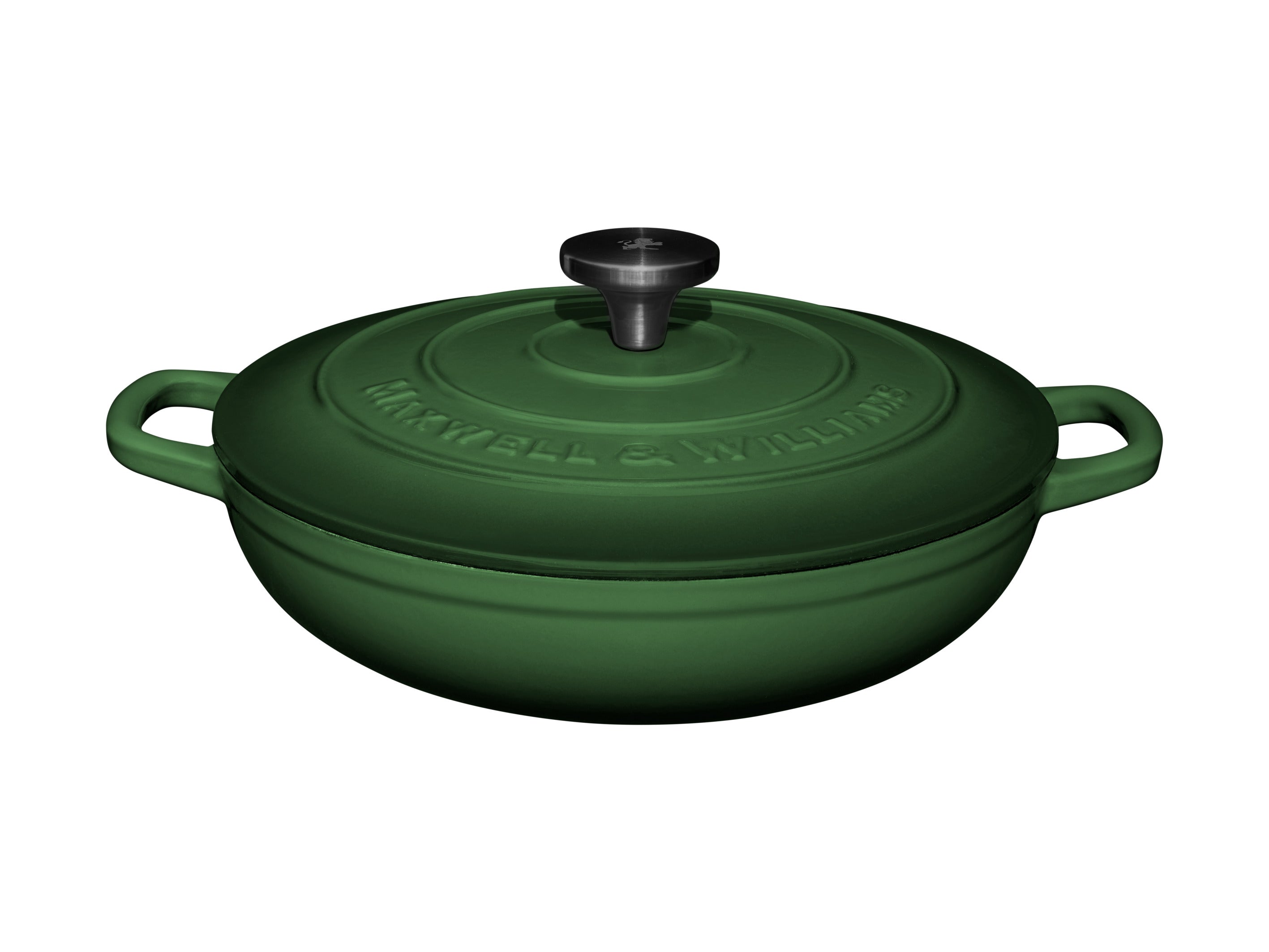 Maxwell and Williams Cast Iron 27cm 3.3L Brasier English Racing Green
