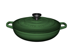 Maxwell and Williams Cast Iron 27cm 3.3L Brasier English Racing Green