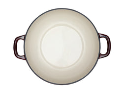 Maxwell and Williams Cast Iron 27cm 3.3L Brasier Merlot Interior