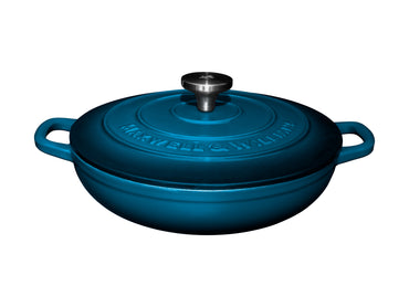 Maxwell and Williams Cast Iron 27cm 3.3L Brasier Midnight Blue