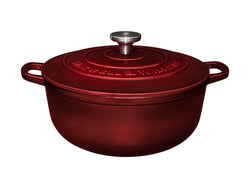 Maxwell and Williams Cast Iron 28cm 6.2L Casserole Merlot