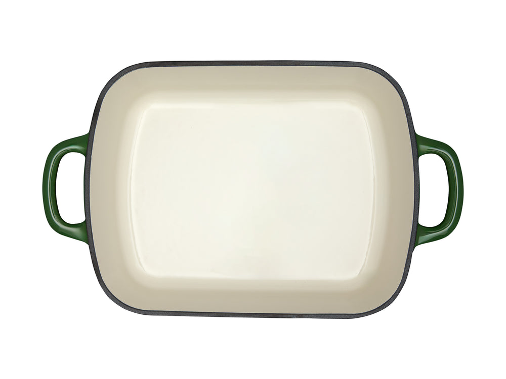 Maxwell and Williams Cast Iron 28cm x 21cm Roaster English Racing Green