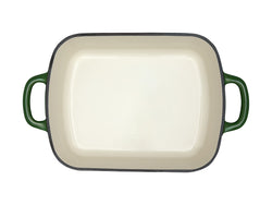 Maxwell and Williams Cast Iron 28cm x 21cm Roaster English Racing Green