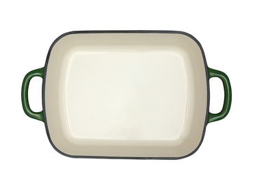 Maxwell and Williams Cast Iron 28cm x 21cm Roaster English Racing Green