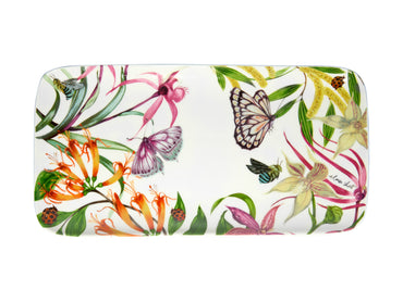 Maxwell and Williams Lyric Floral Rectangular Platter 29cm x 15cm Fine Bone China Eloise Short 