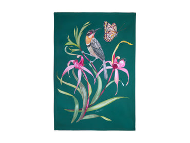 Maxwell and Williams Lyric Tea Towel 50x70cm Spinebill Honeyeater 100% Cotton Eloise Short 