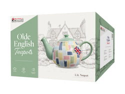 Maxwell and Williams Olde English 1.1L Teapot Brush Strokes Gift Boxed