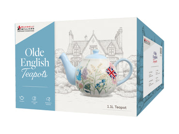 Maxwell and Williams Olde English 1.1L Teapot Spring Floral Gift Boxed 