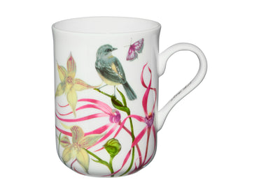 Maxwell and Williams Short Mug 330ml Yellow Robin Eloise Short Fine Bone China  