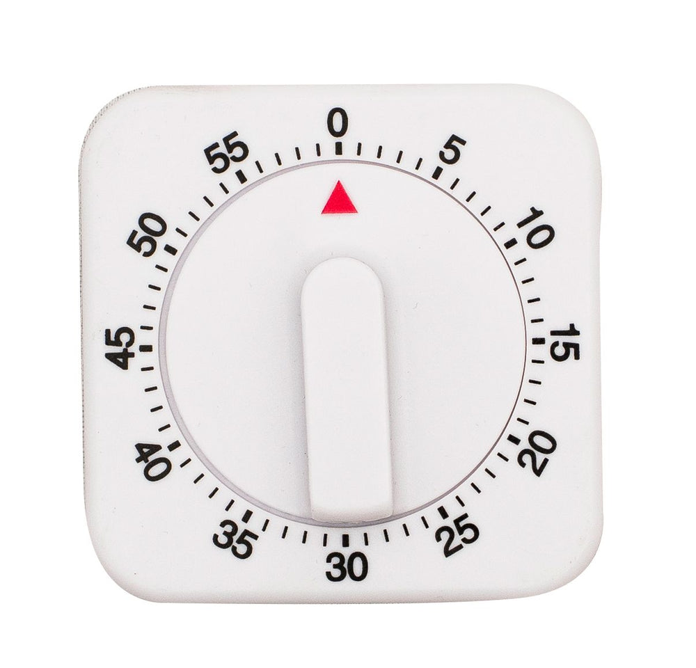Avanti 60 Minute Mechanical Timer
square watch face 