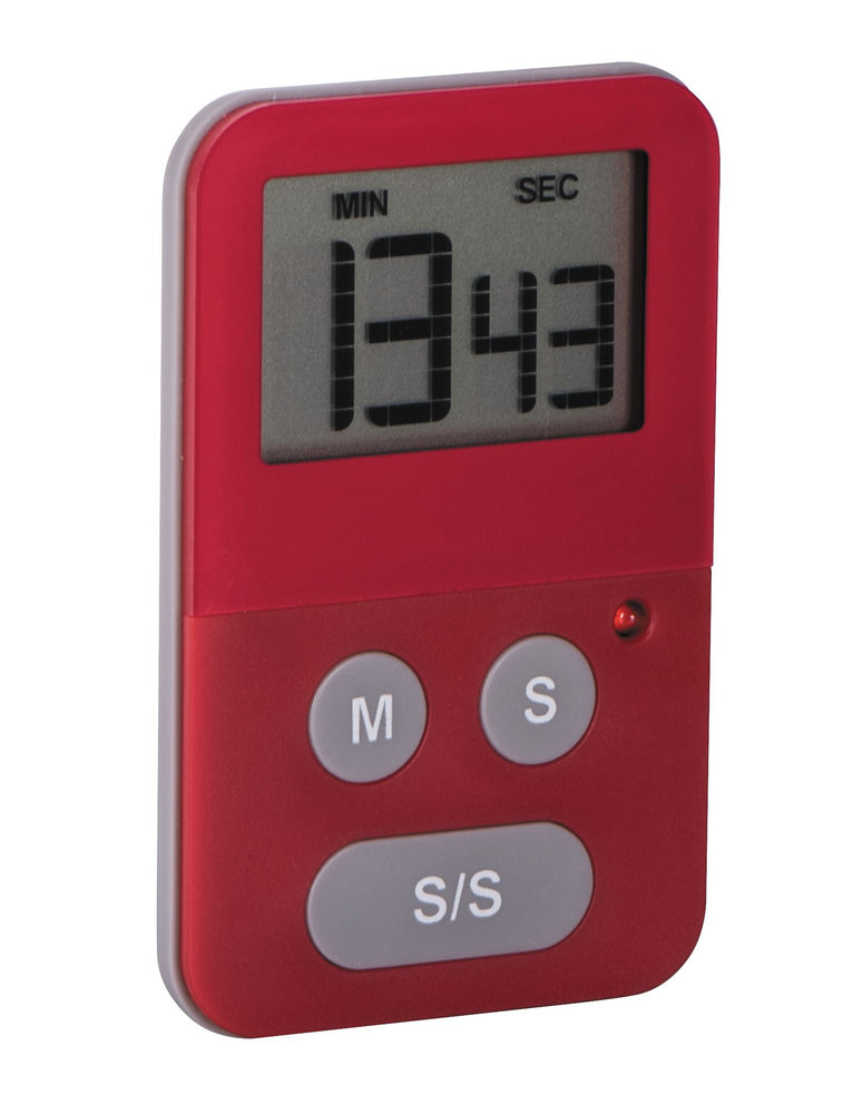 Avanti Digital Kitchen Timer with Flashing Lights 
Silicone soft touch buttons 