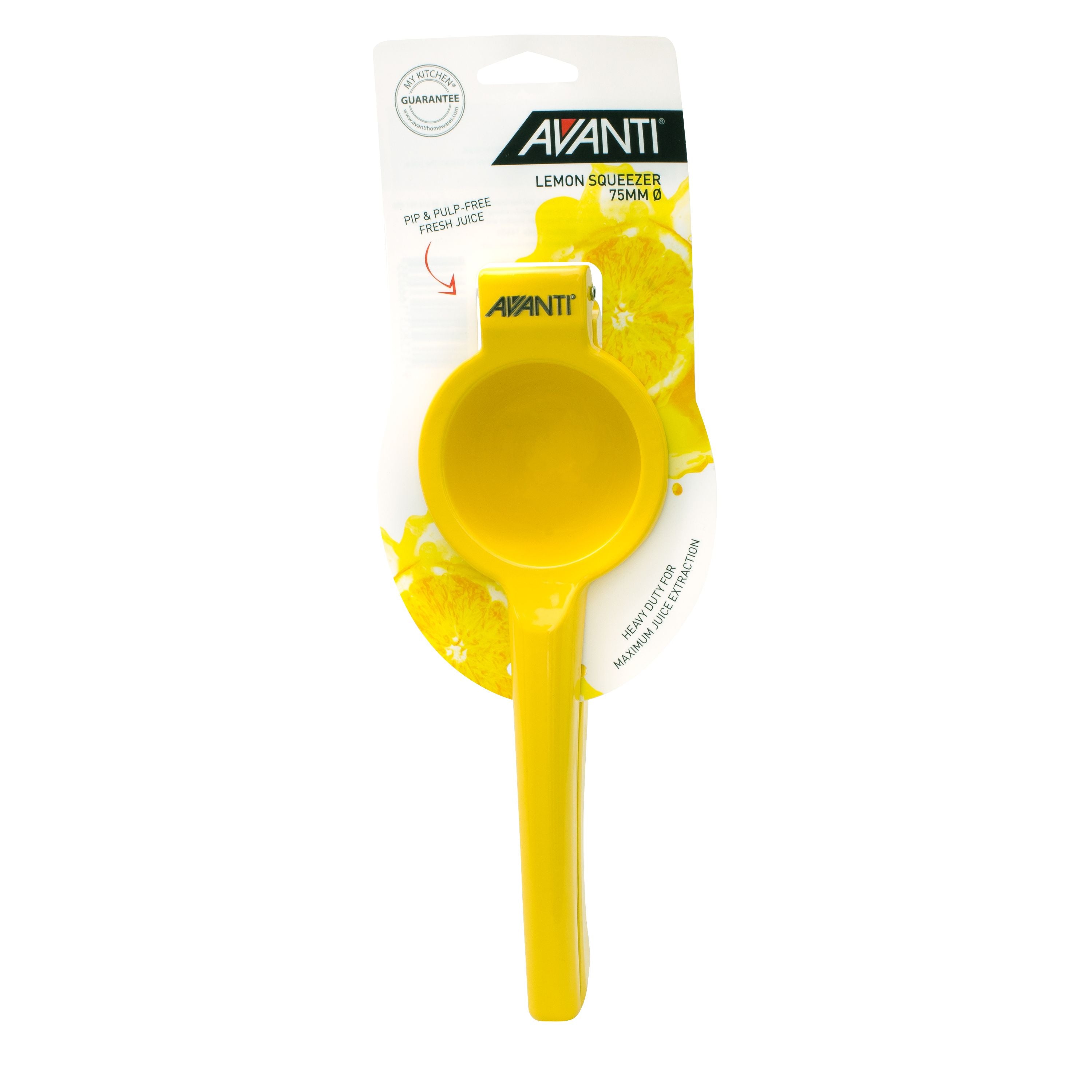 Avanti Lemon Squeezer
yellow hand held squeezer 