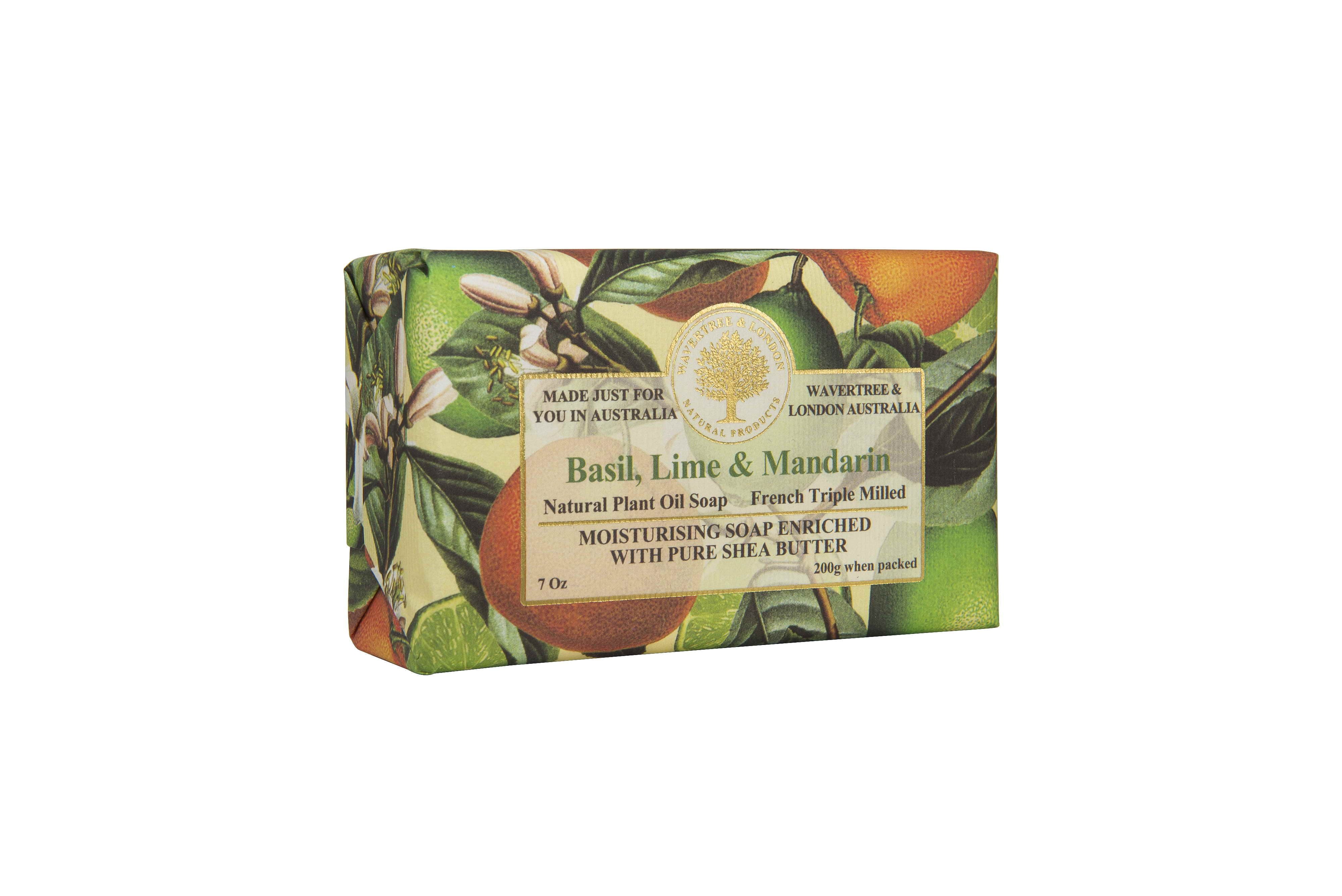 Basil, Lime & Mandarin Soap