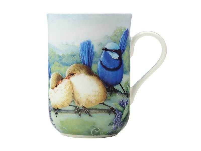 Birds of Australia 10 year Anniversary Mug 300ML Splendid Fairy-wren
blue bird three birds