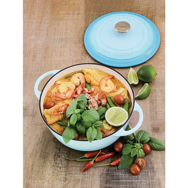 Pyrolux Pyrochef 24cm Casserole Duck Egg Blue Lifestyle image, 